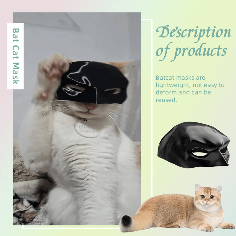 🔥Last Day Promotion - 60% OFF🎁Bat Cat Avenger Mask