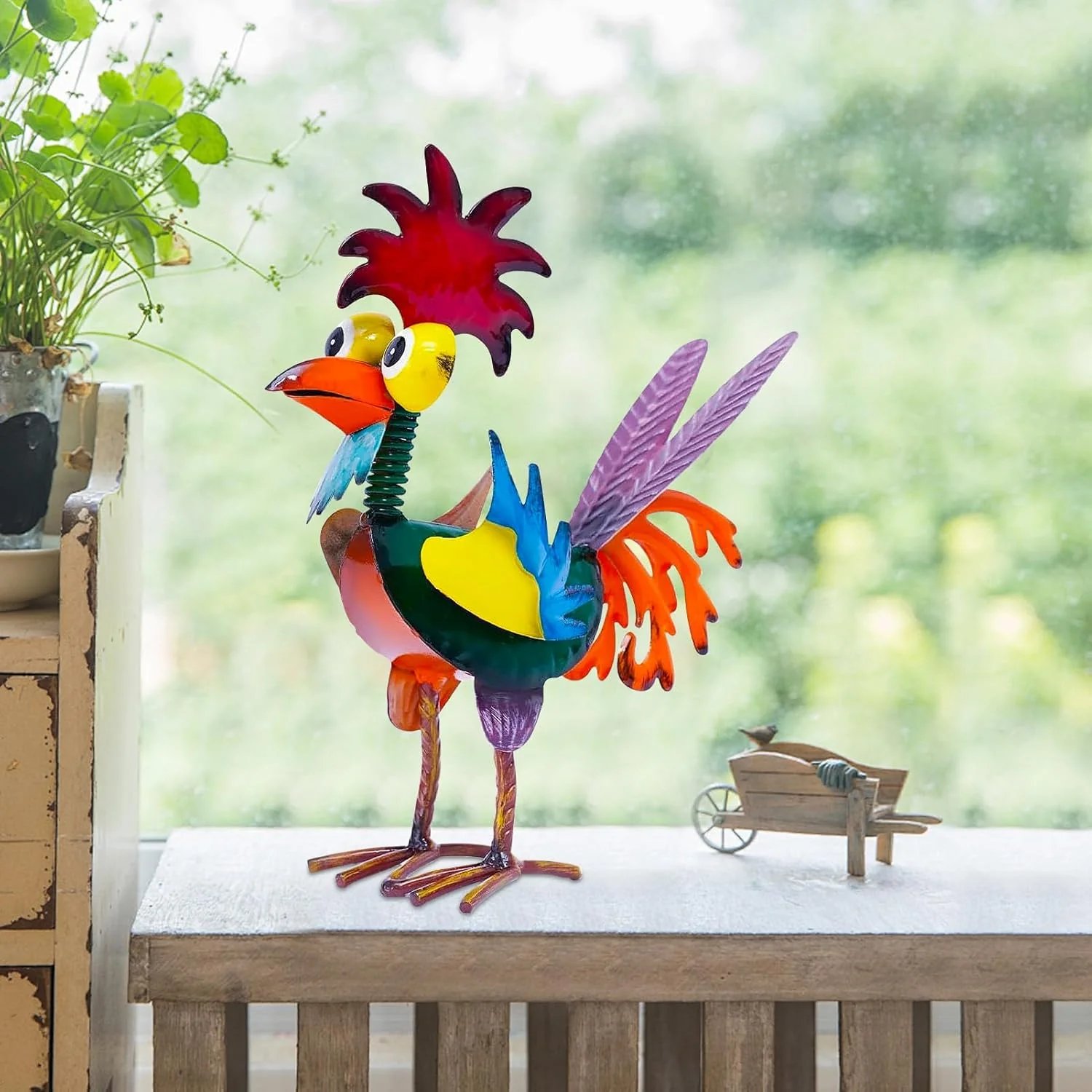 Metal-Rooster Outdoor Statue🐓