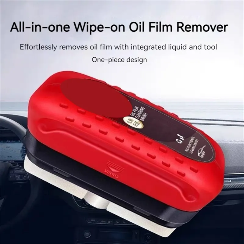 🔥2024 New Upgrades -🚗Oil Film Cleaning Brush for Windscreens