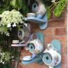 🎄Christmas Sale- 70% OFF🎁William Morris Teal Teapot Hummingbird House