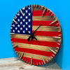 （🔥HOT SALE 50% OFF）100% Handmade Flag Clock By U.S. Soldier Veteran, Free Shipping ONLY TODAY！