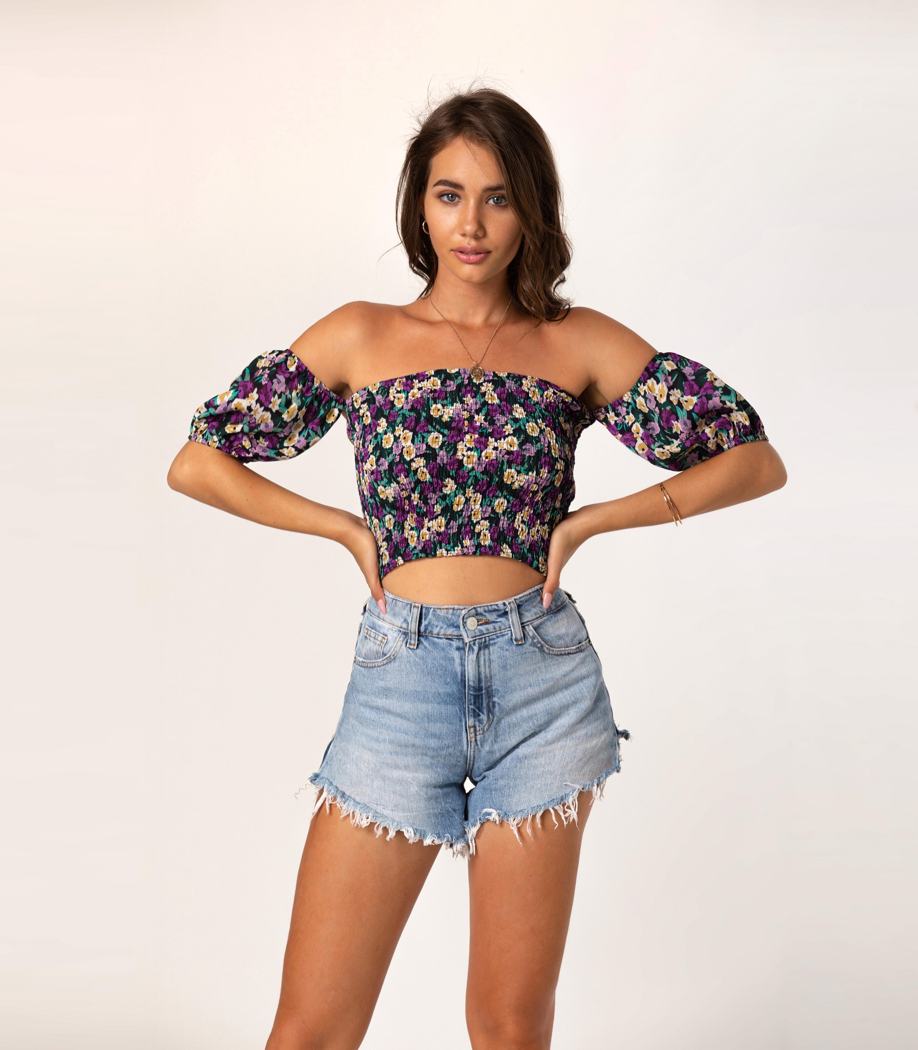 Printed Crop Top