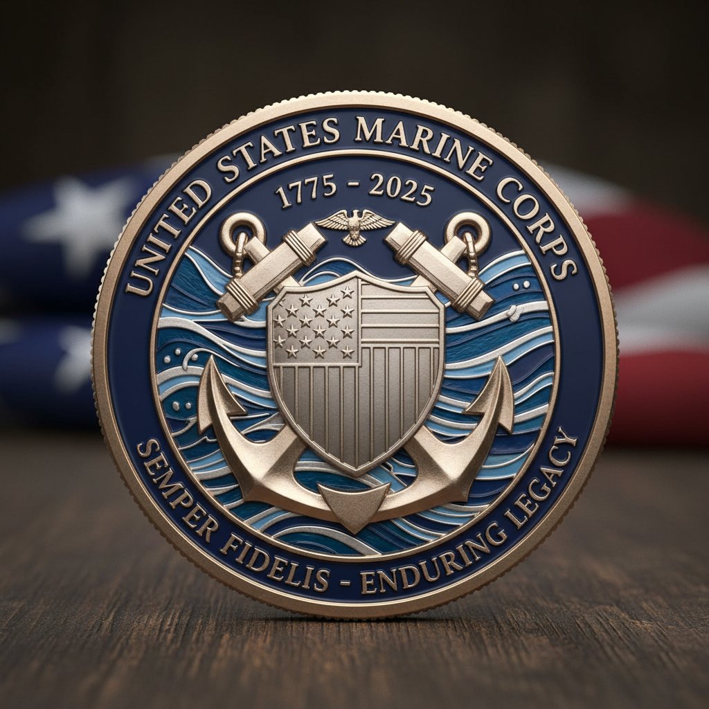 🎖 Honoring 250 Years of American Legacy – Limited Edition Coin