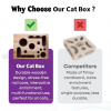 🎁TikTok Last Day Sale - 70% OFF🎉Cat Scratch Puzzle Enrichment Box: Nail File Stress Free Alternative to Clippers and Grinders