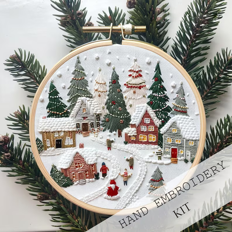 Christmas Embroidery KIT