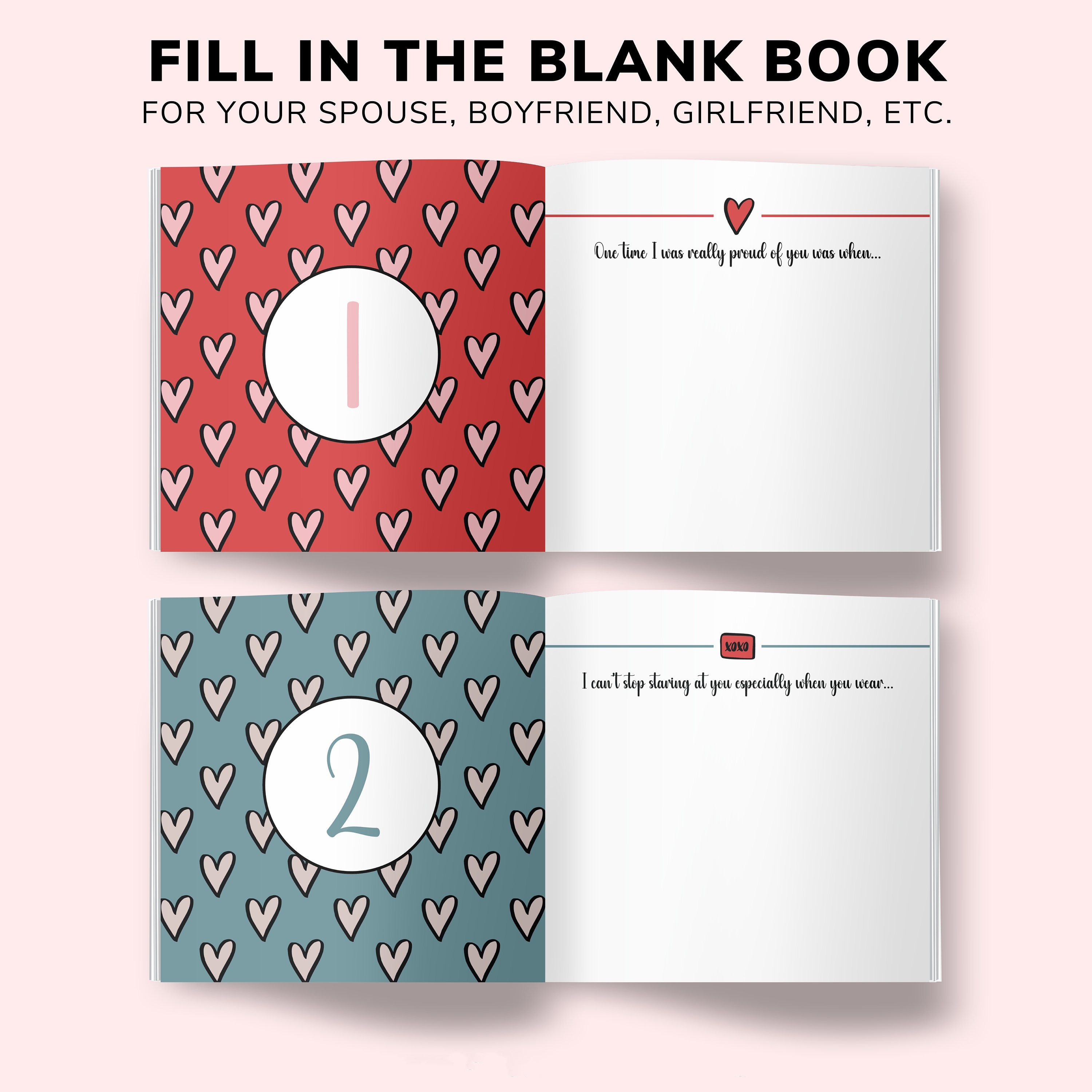 💕I Fucking Love You Book | Funny Unique Blank Gift Book