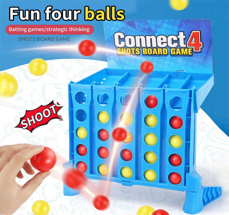 (🌲Early Christmas Sale- SAVE 48% OFF)Bouncing Linking Shots Connect 4 Game(BUY 2 GET FREE SHIPPING)