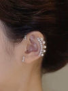 White Pearl Non-Piercing Clip Earrings