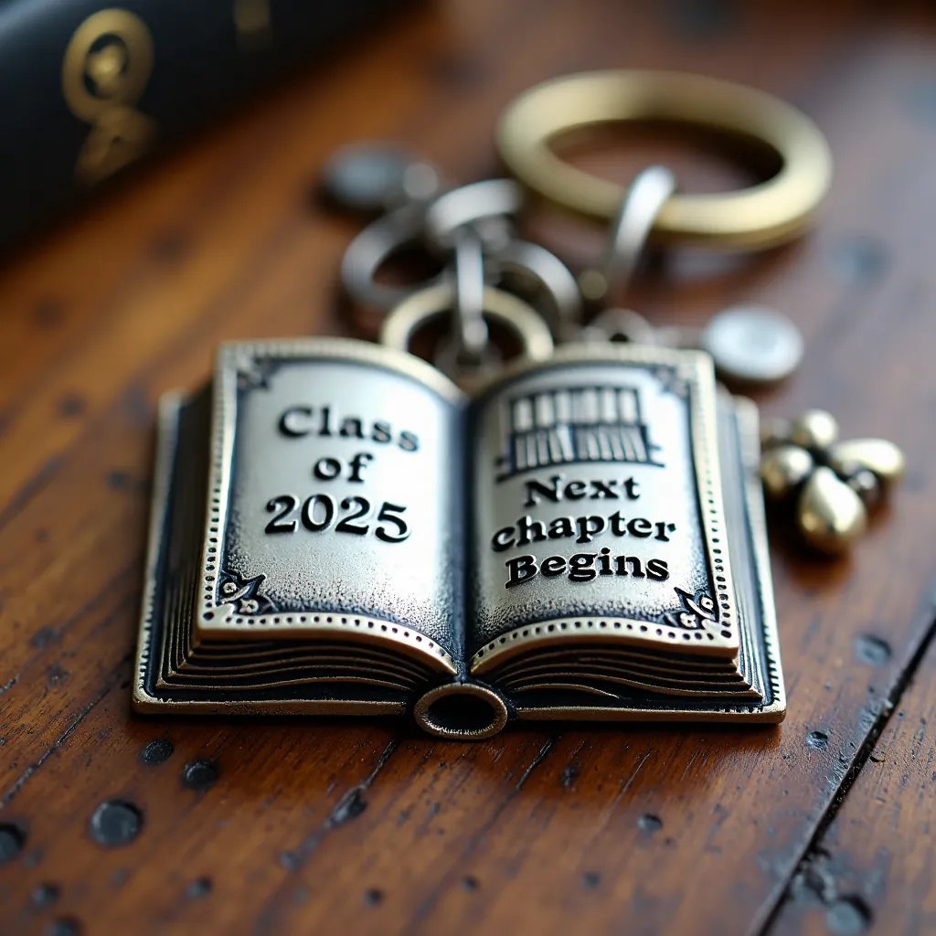 🔥Last Day: BUY 3 GET 1 FREE - 🎓Class of 2025 Book-shaped Graduation Keychain