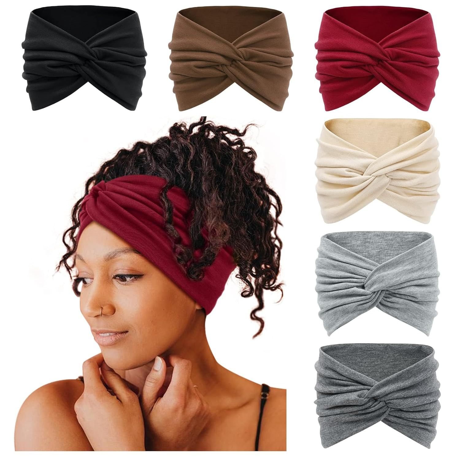 🏆Flash Sale⚡ 50K+ SOLD! Almost Gone-❤️🎀Women's Boho Style Leopard & Paisley Print Hair Band