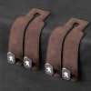 TwinHook Leather Car Headrest Hangers