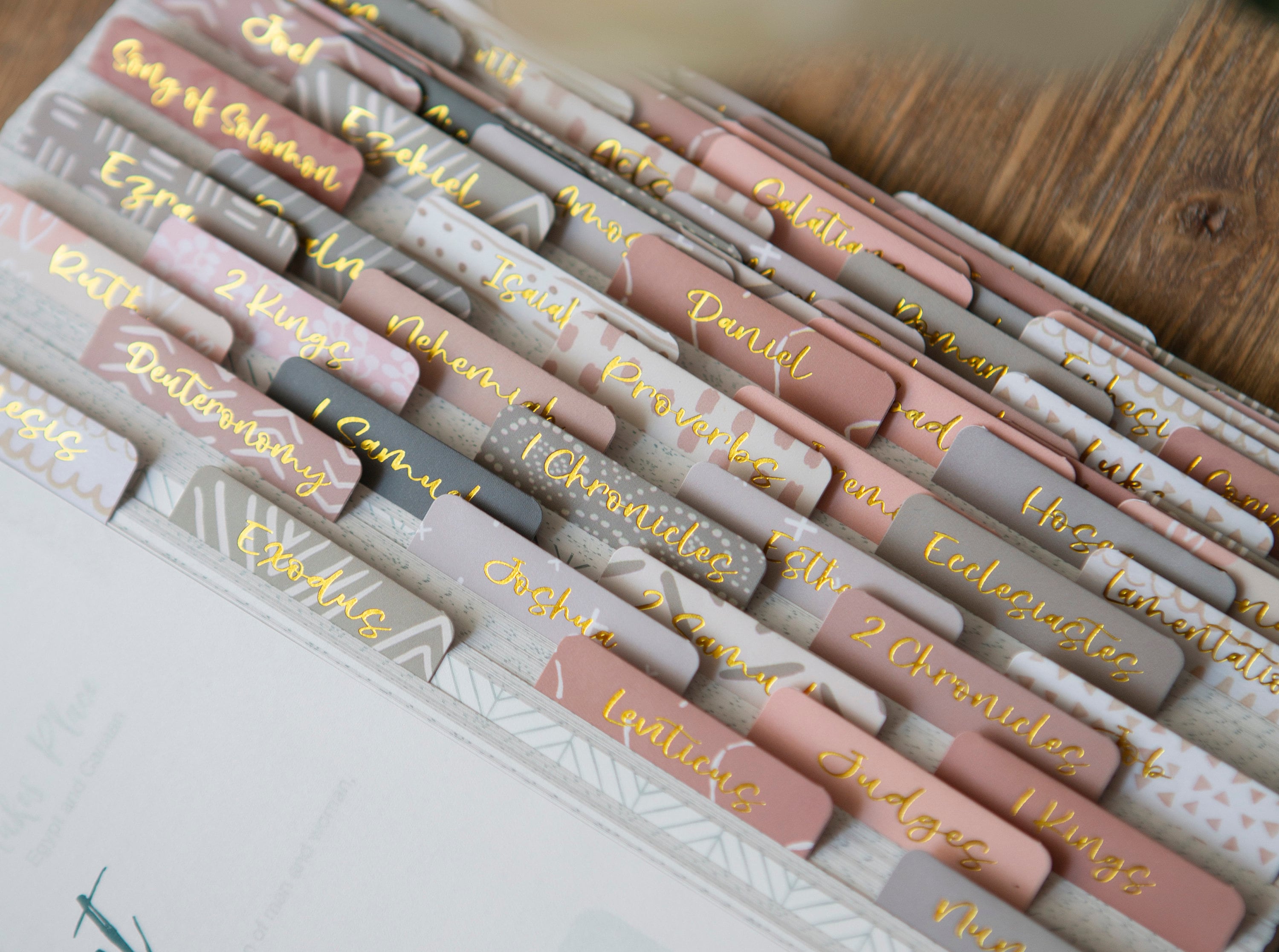 Laminated Bible Tabs
