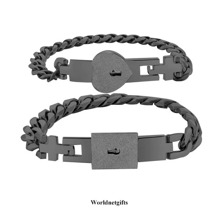 💖Valentine's Day Sale - 50%🎁Lock & Key Bracelet for Boyfriend, Girlfriend, Lover