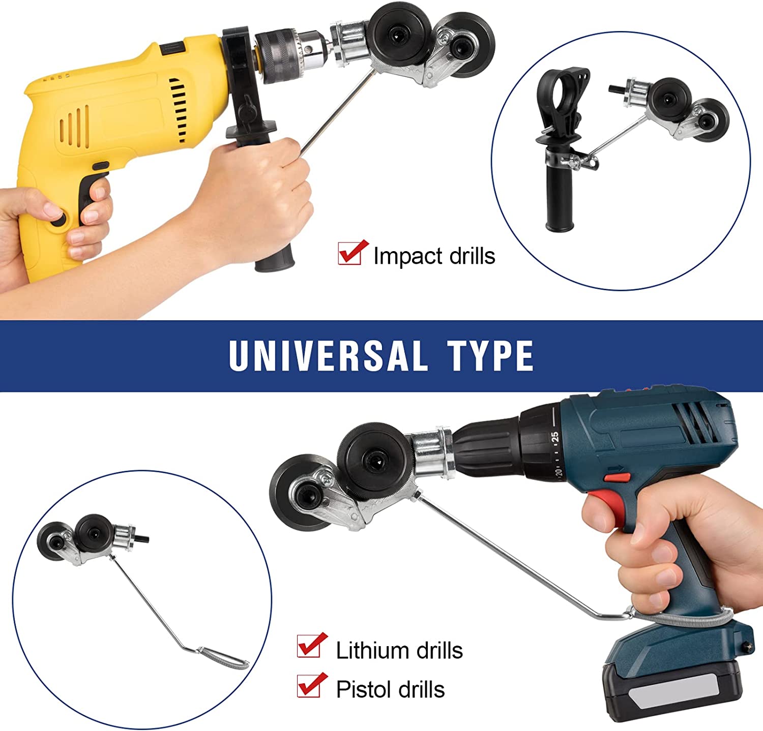 🔥Clearance Sale Last Day 60% OFF🔥🔧Electric Drill Shears Attachment 👍BUY 2 GET 10% OFF & FREE SHIPPING📦