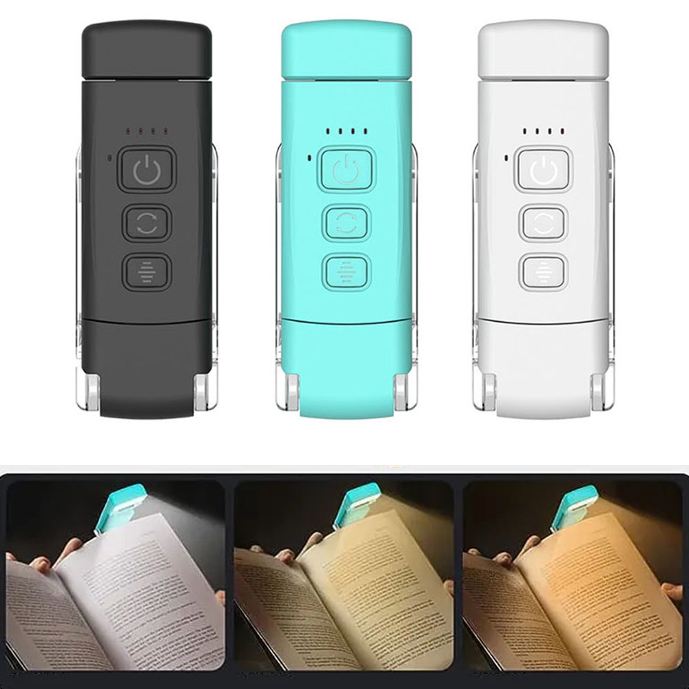 (🎉Last Day Promotion 50% OFF) 📖USB Rechargeable Book LED  Light with Clip for Reading in Bed