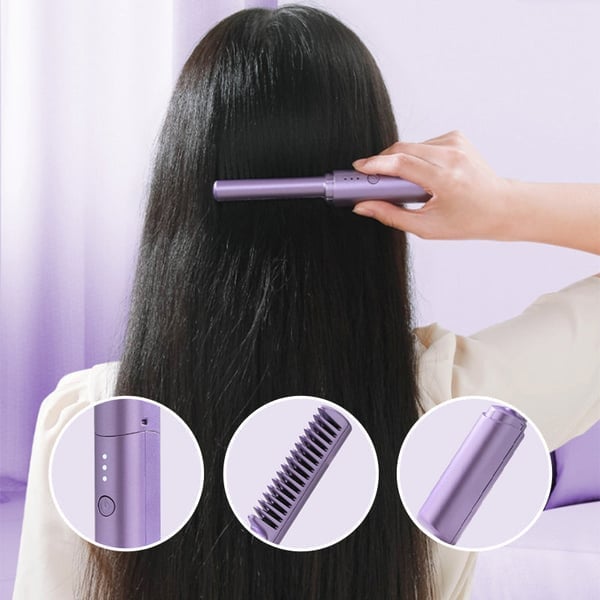 (🌲Christmas Hot Sale - 49% OFF) 💝Rechargeable Mini Hair Straightener, 🎁BUY 2 FREE SHIPPING TODAY