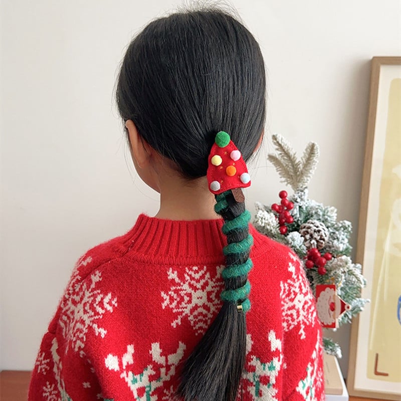 🌲Early Christmas Sale 50% Off🎄Christmas Telephone Wire Hair Bands for Kids🌸Buy 4 get Extra 10% OFF