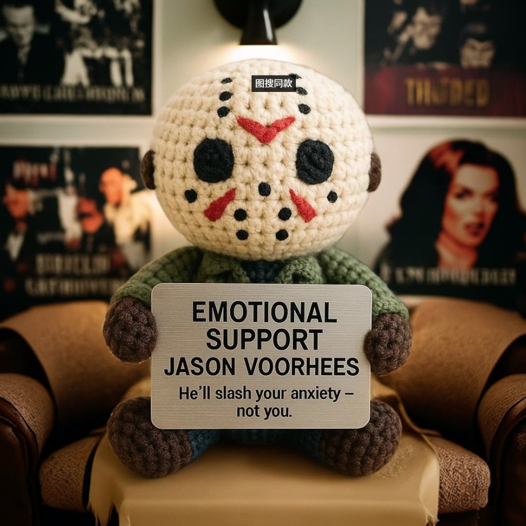 Handmade Emotional Support Horror Characters Crochet