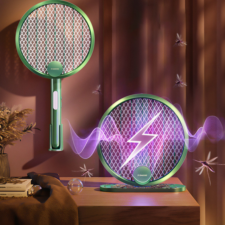 (Summer Hot Sale-40% OFF) 2022 New Design Electric Fly Racket With Bug Trap-BUY 2 FREE SHIPPING