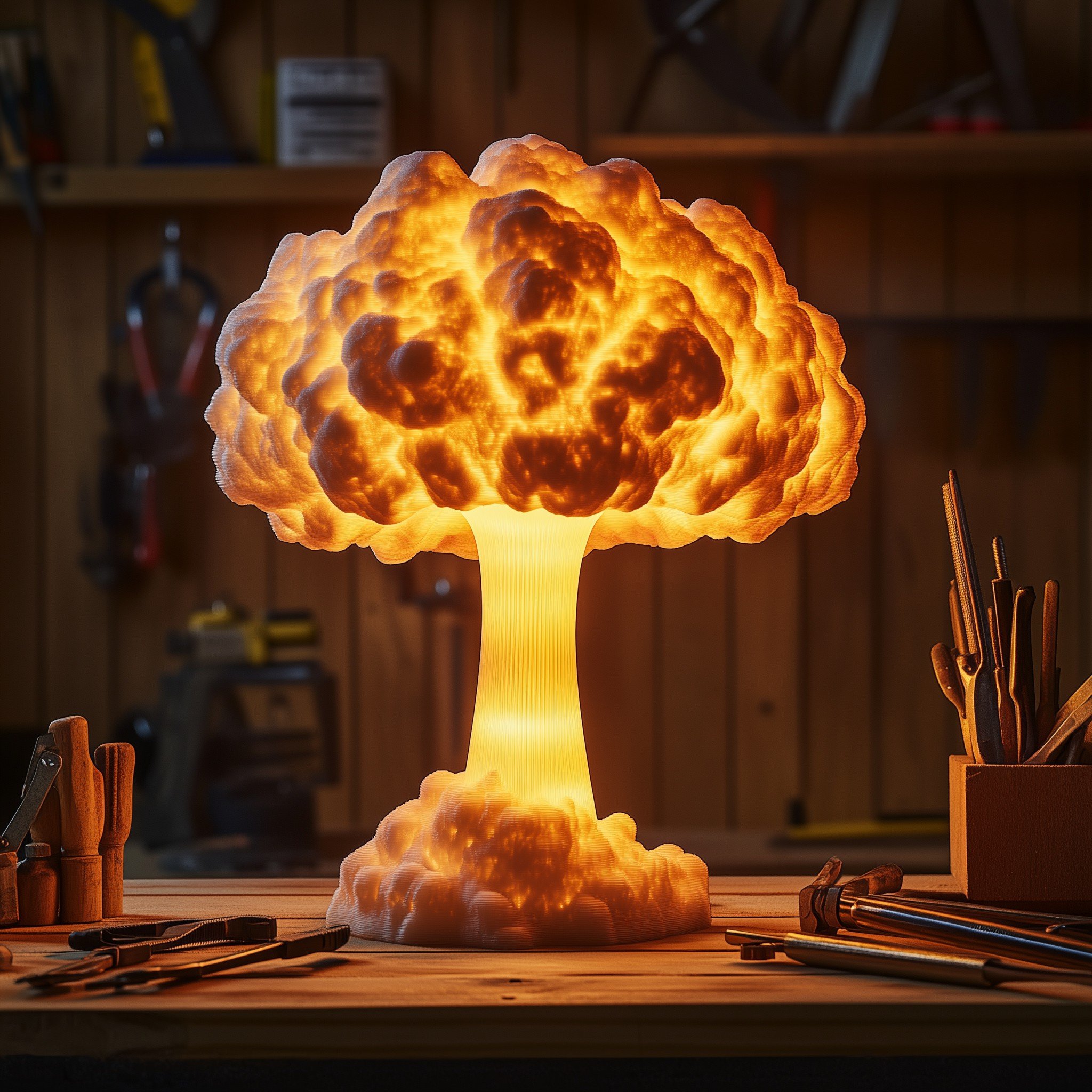 🍄Atomic Bomb Blast | Mushroom Cloud Table Lamp-Buy 2 Free Shipping