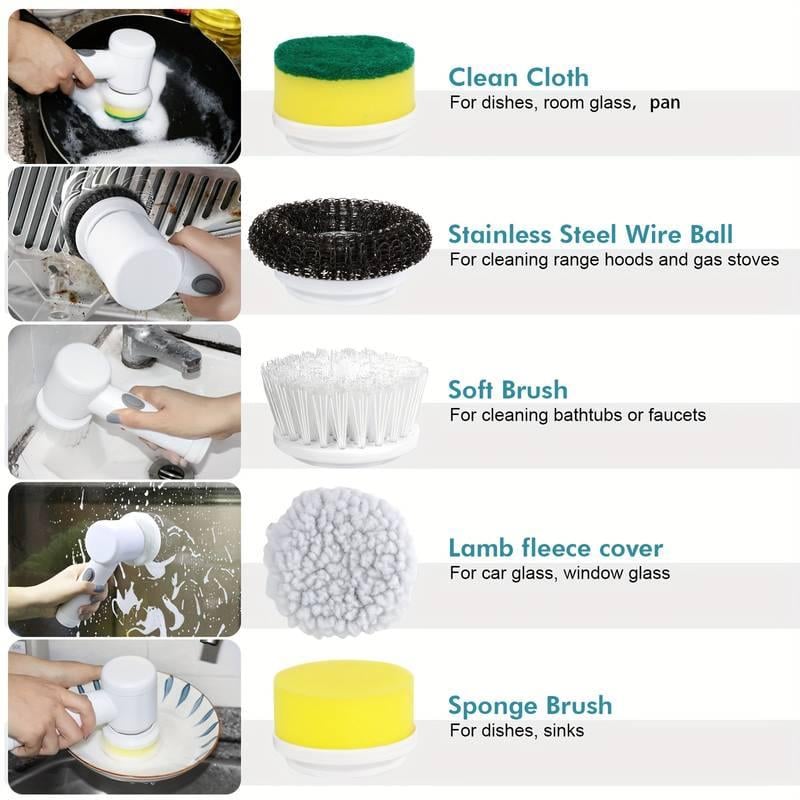 🔥Last Day Promotion 49% OFF - Handheld Electric Spin Scrubber