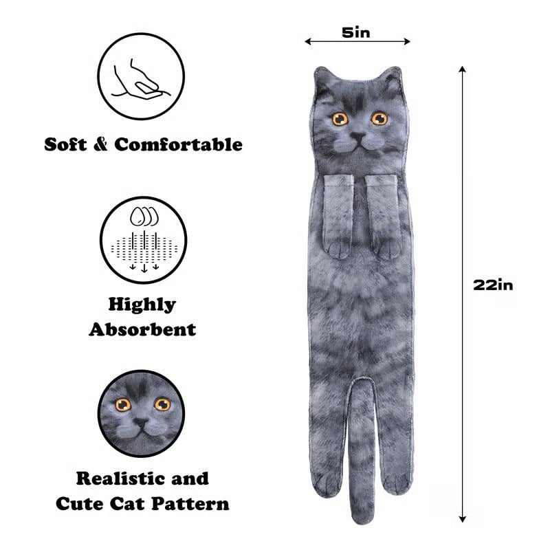 🔥Last Day Promotion 70% OFF😸Funny Cat Hand Towels