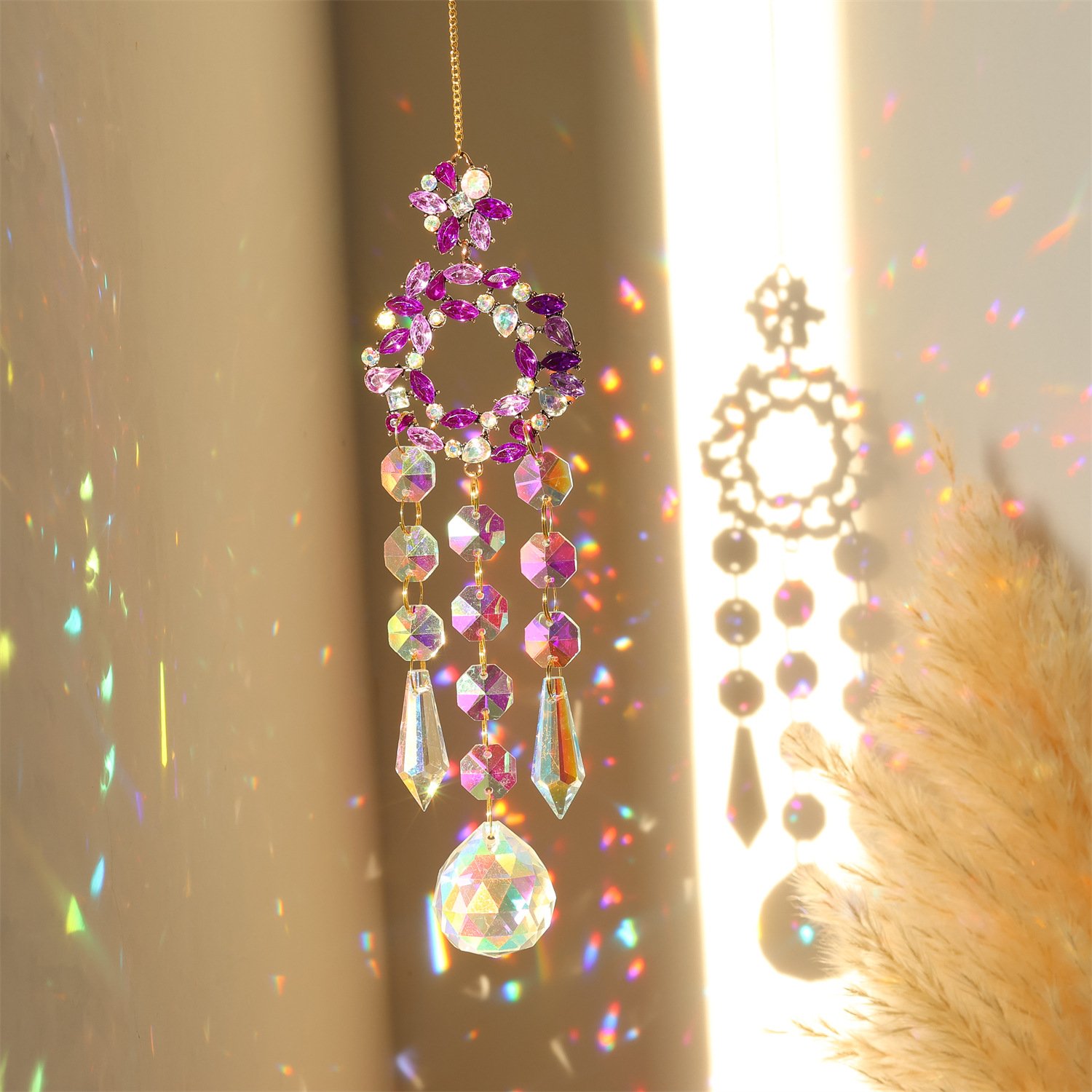 Sparkling Crystal Wind Chimes