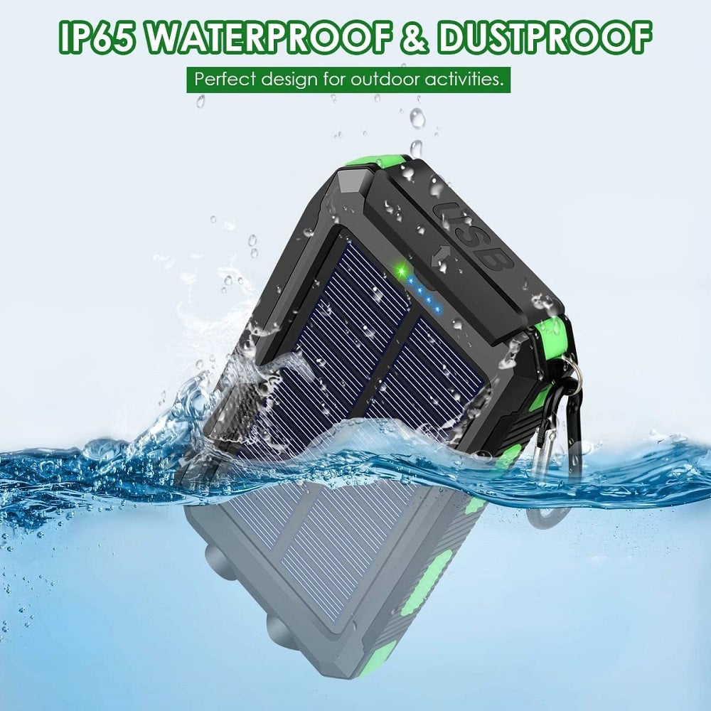 💥LAST DAY SALE 50% OFF💥Waterproof Solar Power Bank⚡BUY 2 FREE SHIPPING