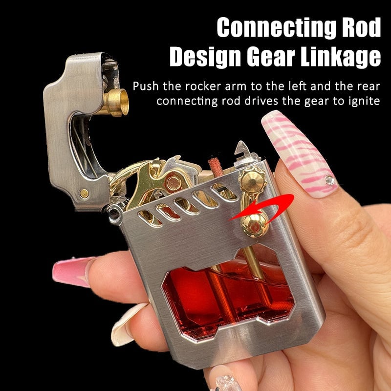 🔥Father's Day Sale 49% OFF - Mecha Metal Rocker Lighter