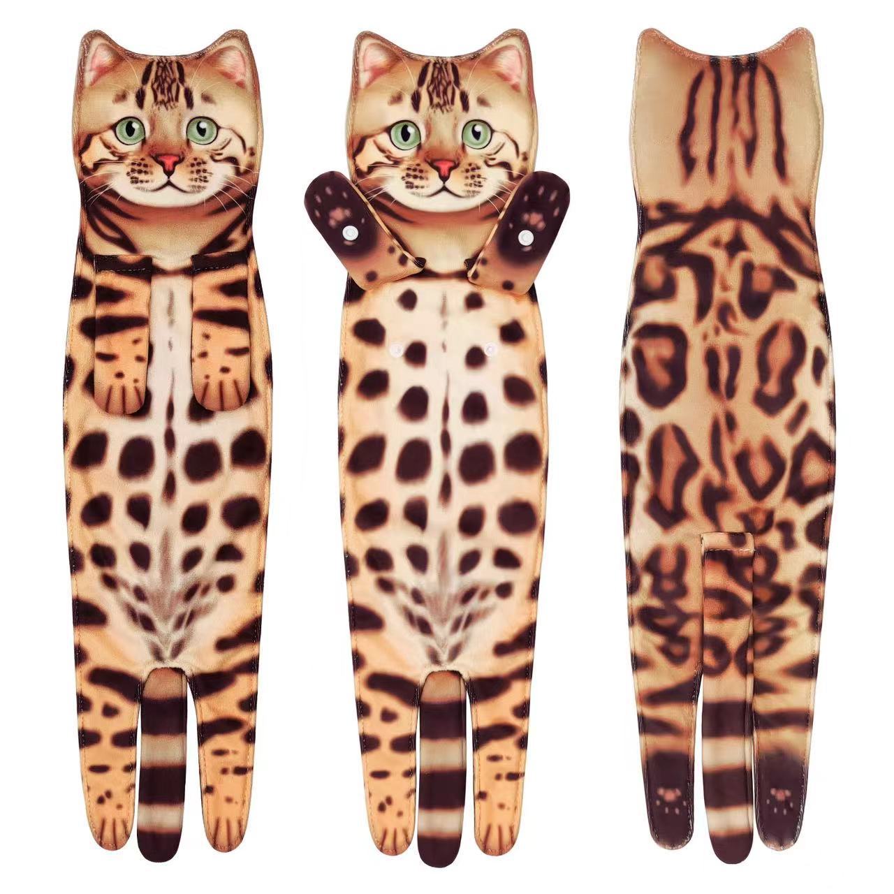 🔥Last Day Promotion 70% OFF😸Funny Cat Hand Towels