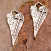 ✝️100% Handmade Silver Cross Healing Heart (Chad Smith Handmade®)
