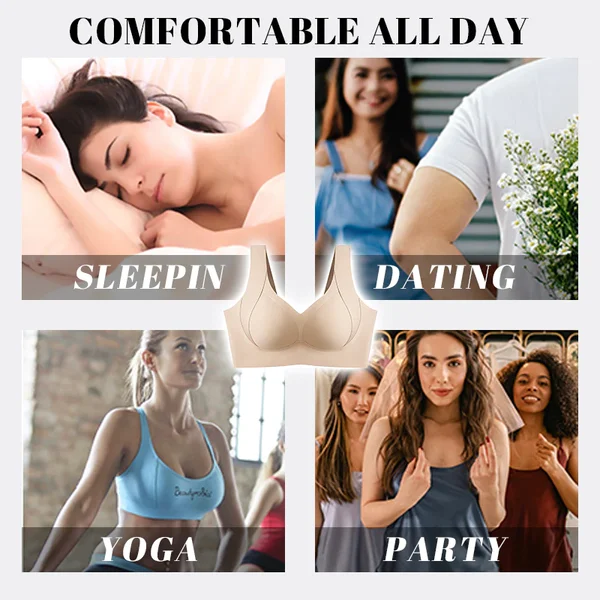 🎁LAST DAY 50% OFF🔥Daily Comfort Wireless Shaper Bra-BUY 2 SAVE $ 15 & FREE SHIPPING