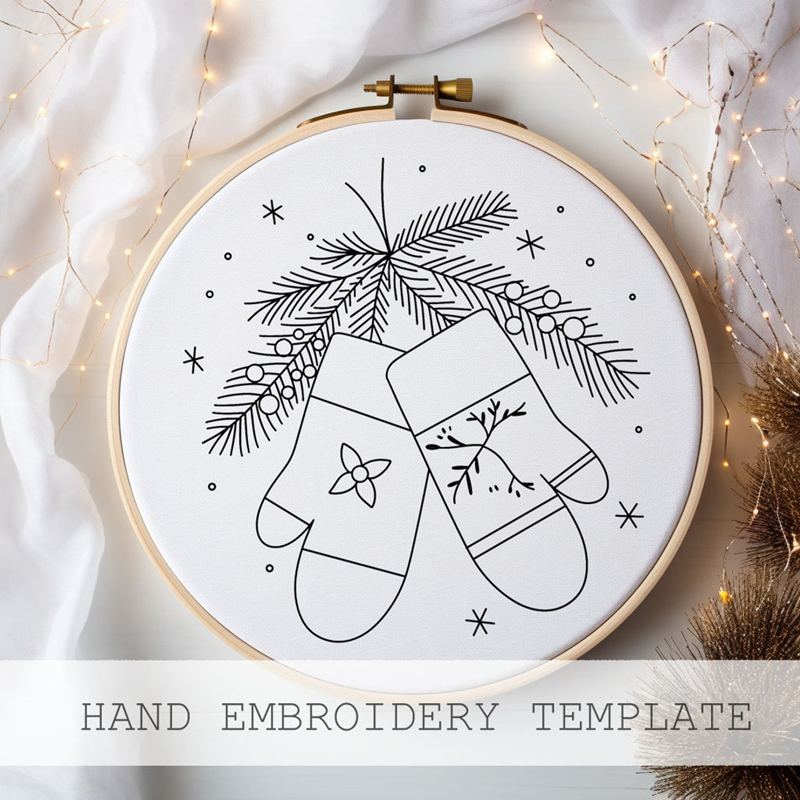 [New Style]🎁Autumn Winter Snowy Village Embroidery Craft Kit-👉[Allows beginners to easily create perfect projects.]