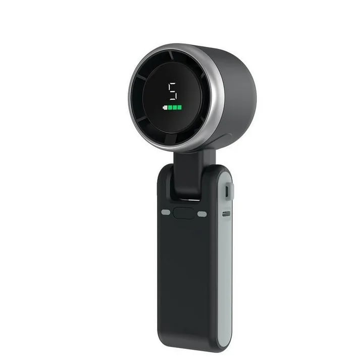 💥Portable Handheld Turbo Fan, 5 Gear Wind,4000mAh Battery Operated
