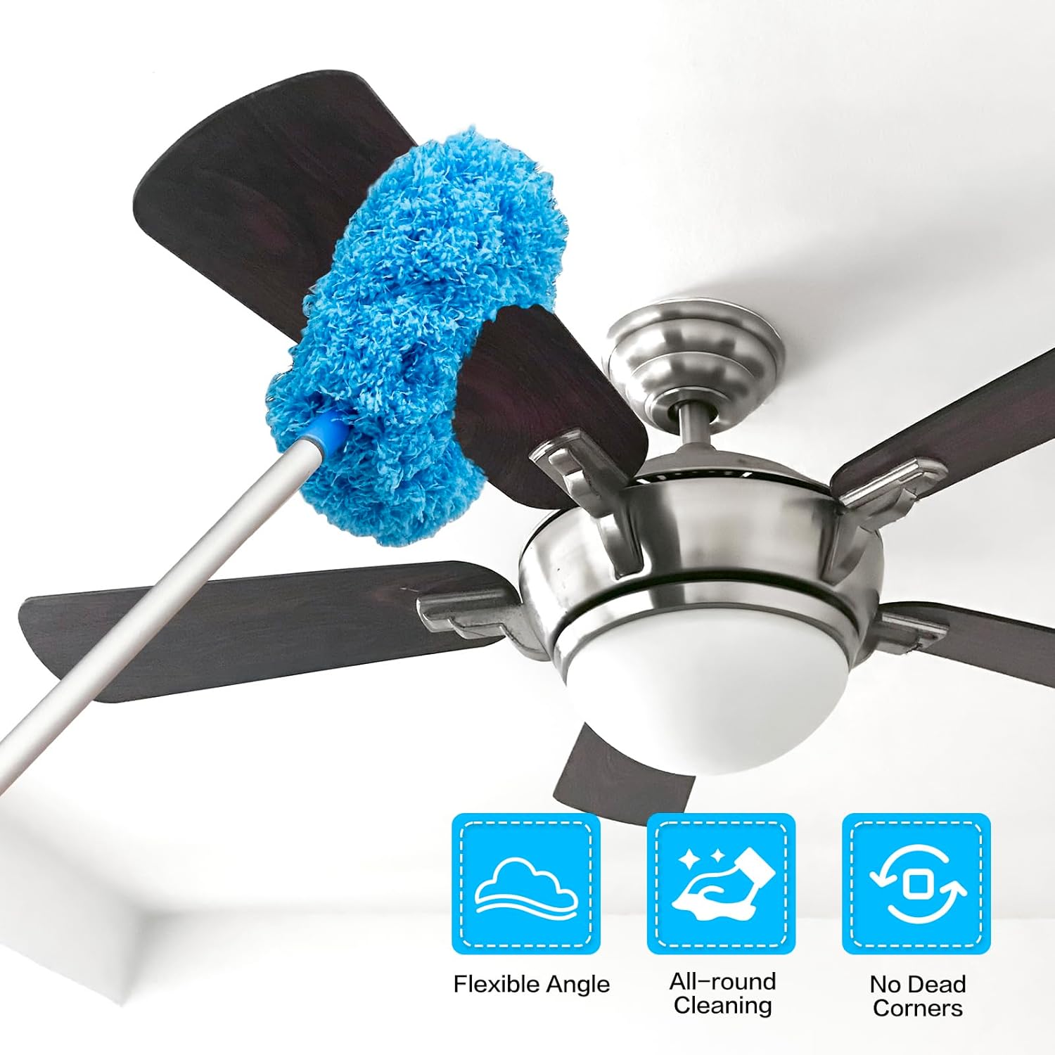 🎁TikTok Last Day Sale - 70% OFF🔥Ceiling Fan Duster With Extension Rod