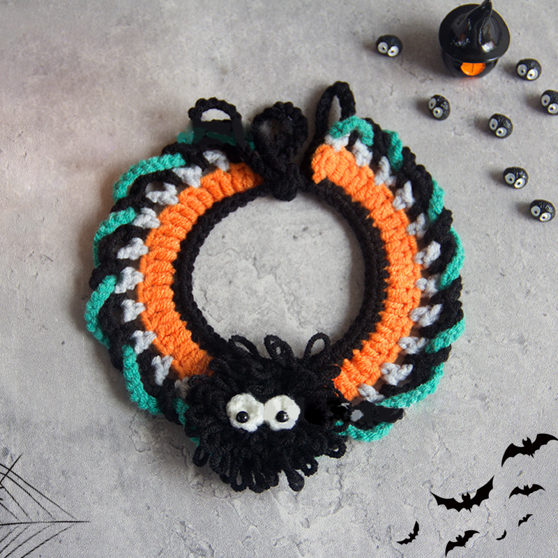 <strong>👻Last Day Halloween Special – 49% OFF!!!</strong> 🎃Handwoven Spooky Paws Halloween Costume Set