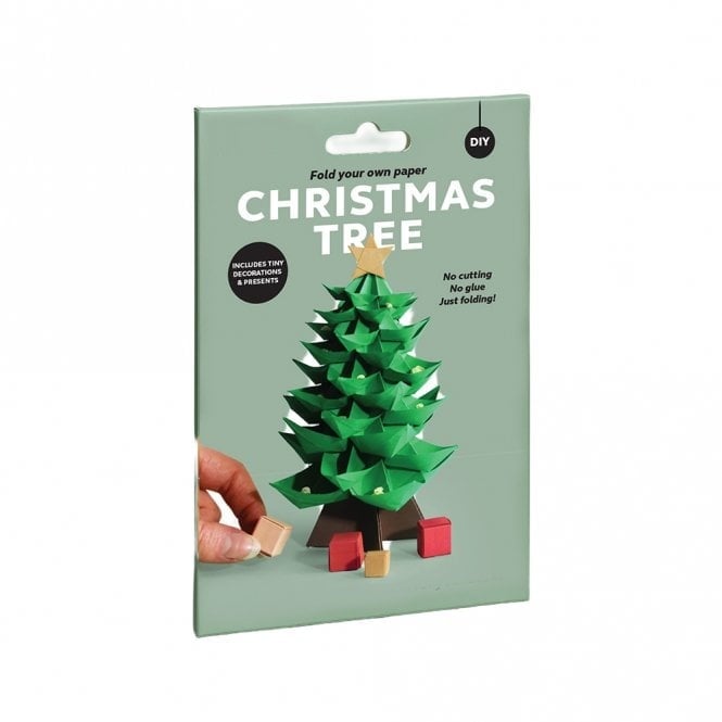 🔥Last Day Promotion 50% OFF🔥Eco-Friendly Christmas Tree Origami Kit – No-Glue Fold & Decorate!