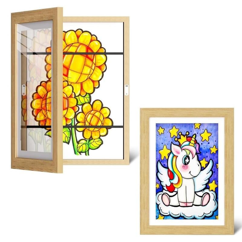 Magnetic Photo Frame, 1 Count Creative Children's Art Display Frame