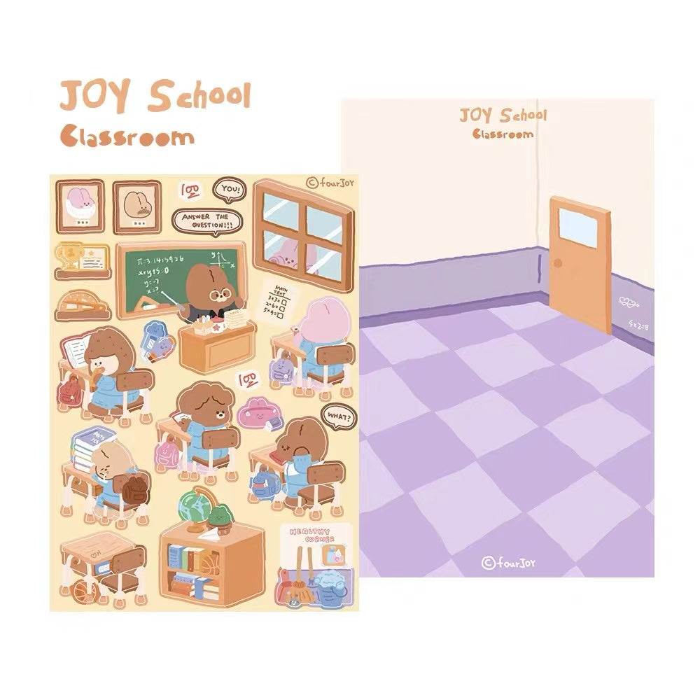 School Life Sticker Scene|Back to School|Classroom|Sport Meet