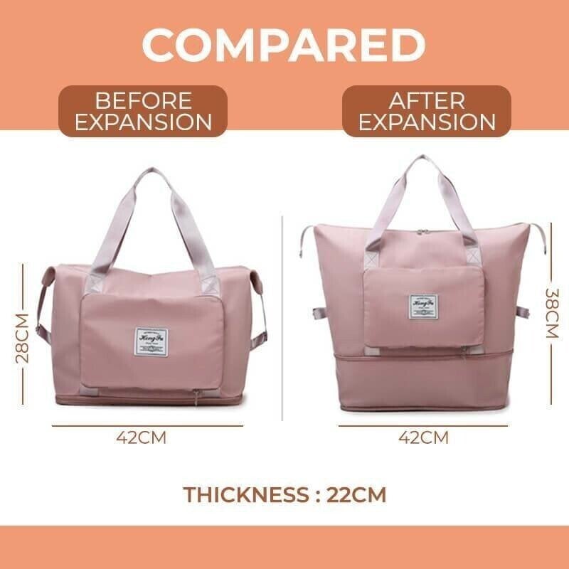 🔥Heißer Verkauf - 50% Rabatt-Faltbare Reisetasche mit großem Fassungsvermögen