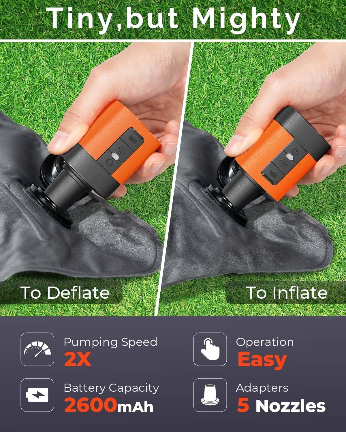 🎁TikTok Last Day Sale - 70% OFF🔥AIR 3 Ultra-Fast and Mini Electric Air Pump