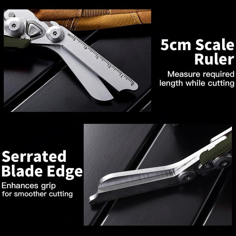 ✂️8 in 1 outdoor tactical scissors✂️Upgraded version multi-function folding rescue scissors