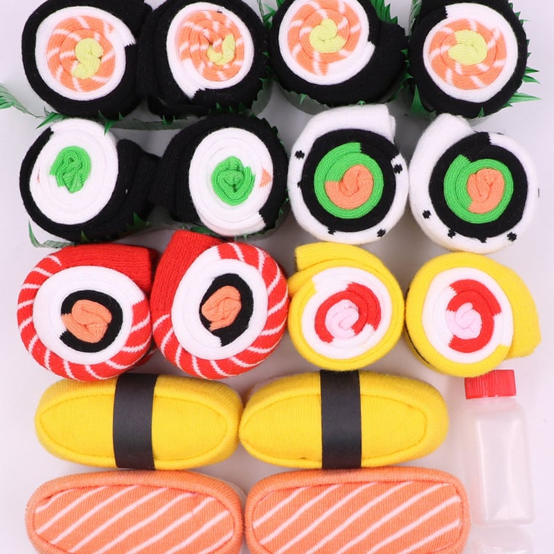 🍣Sushi Socks Box-The Perfect Gift for Sushi Lovers!