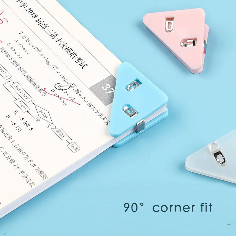 (🎄CHRISTMAS SALE NOW-48% OFF) Triangle Book Paper Corner Clip(BUY 3 GET 2 FREE NOW!)