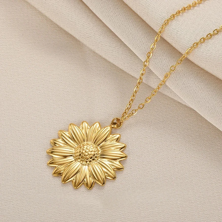 💖Valentine's Day Sale - 50%🌞YOU ARE MY SUNSHINE SUNFLOWER PENDANT NECKLACE