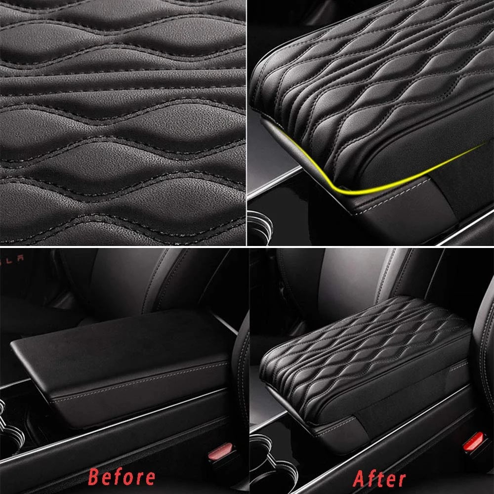 2023 New Year Limited Time Sale 70% OFF🎉Leather Car Armrest Box Pad(Universal style)🔥Buy 2 Get Free Shipping