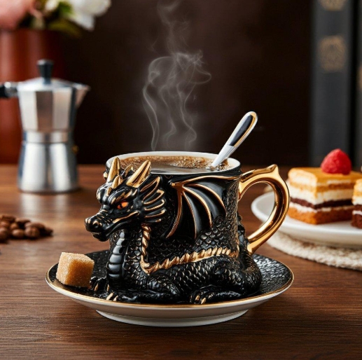 🔥LAST DAY 49% OFF - 🐉☕️Dragon Shaped Coffee Cup