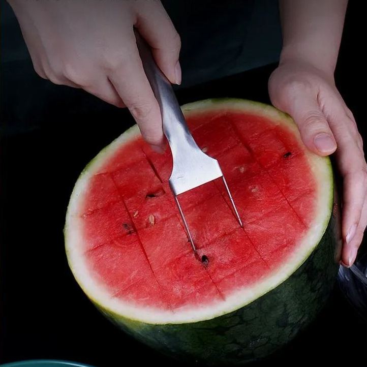 Last Day Promotion 48% OFF - 2-in-1 Watermelon Fork Slicer - BUY 2 GET 2 FREE