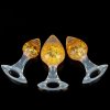 Heart Crystal Butter Plugs