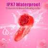 Rose Finger Vibrator G Spot Clitoral Stimulator for Couple Flirting